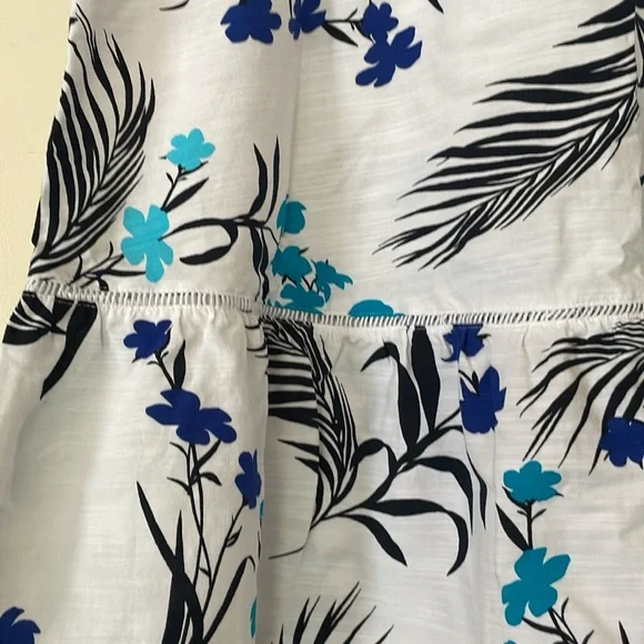 Liz Claiborne Floral Tiered Skirt, XXL - Picture 2 of 5